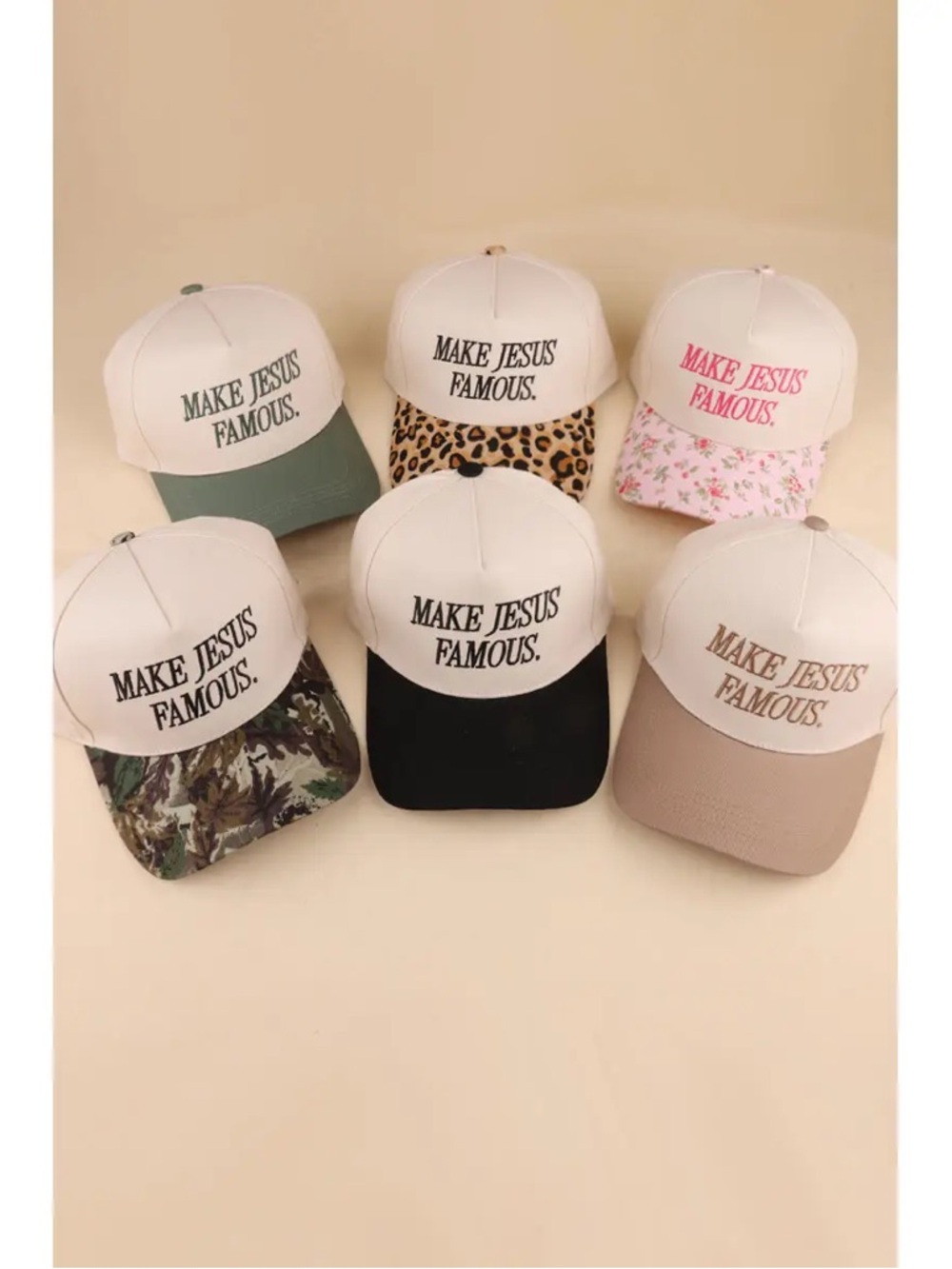 “Make Jesus Famous” Trucker Hat✨ - Picture 2 of 2